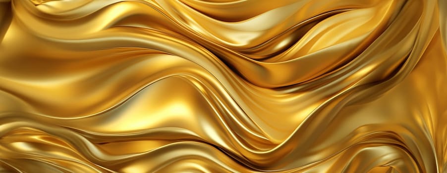 Gold background or texture and gradients shadow. AI Generative
