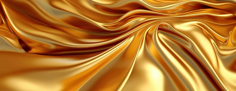 Gold background or texture and gradients shadow. AI Generative