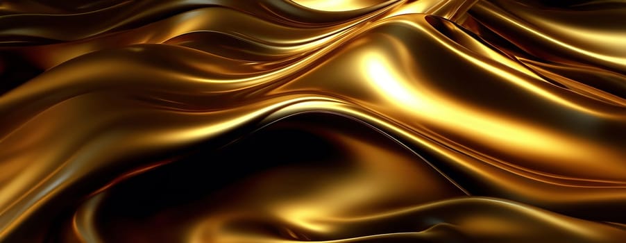 Gold background or texture and gradients shadow. AI Generative