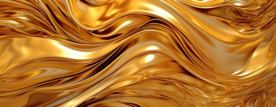 Gold background or texture and gradients shadow. AI Generative