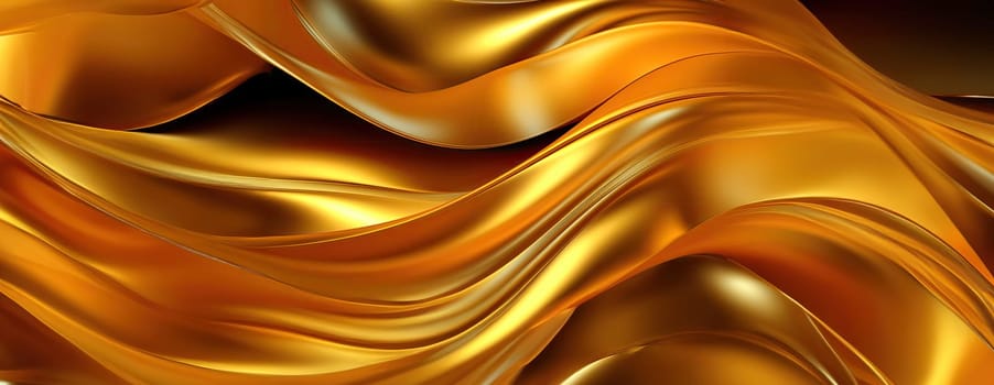 Gold background or texture and gradients shadow. AI Generative