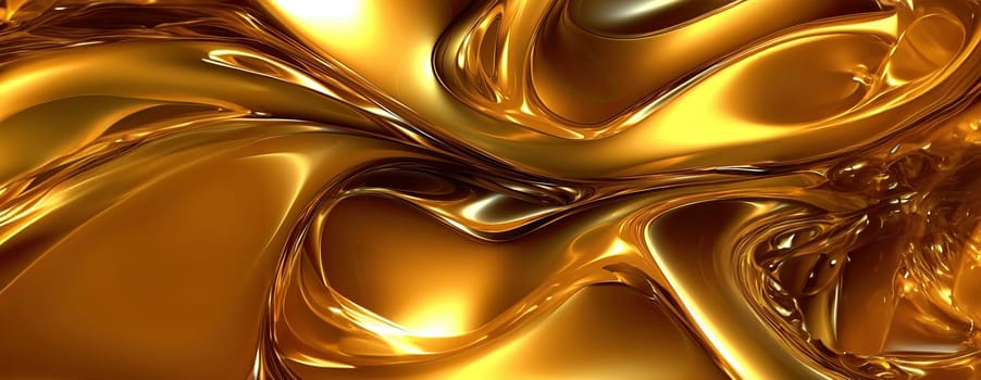 Gold background or texture and gradients shadow. AI Generative