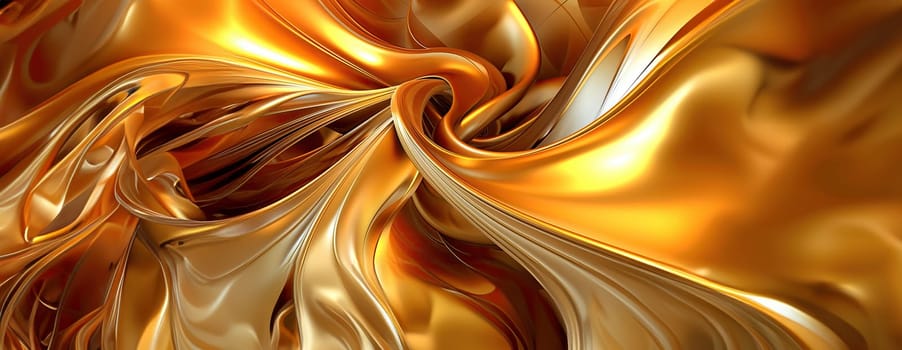 Gold background or texture and gradients shadow. AI Generative