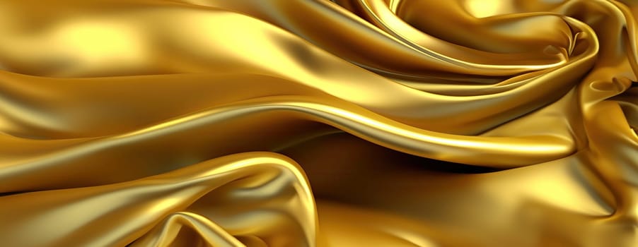 Gold background or texture and gradients shadow. AI Generative