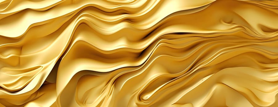 Gold background or texture and gradients shadow. AI Generative