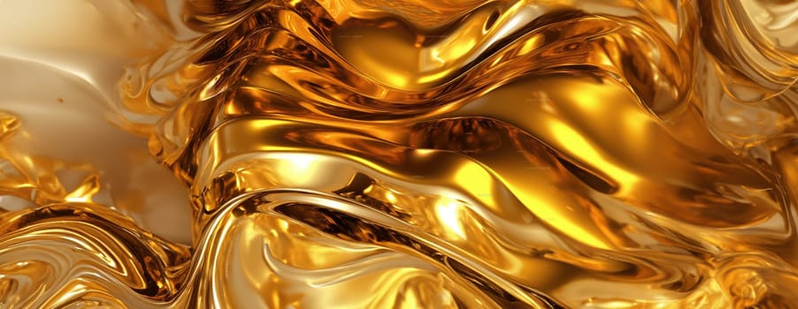 Gold background or texture and gradients shadow. AI Generative