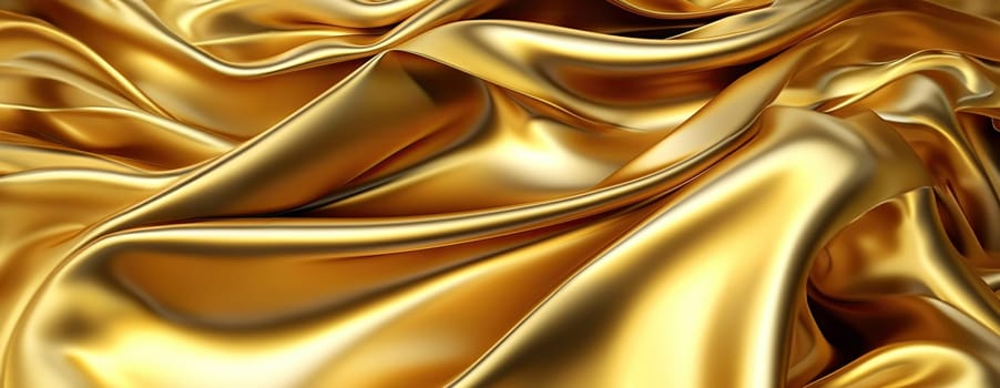 Gold background or texture and gradients shadow. AI Generative