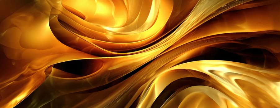 Gold background or texture and gradients shadow. AI Generative