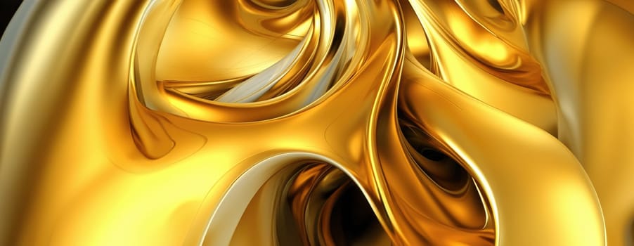 Gold background or texture and gradients shadow. AI Generative