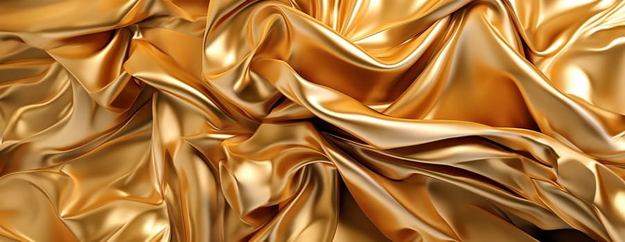 Gold background or texture and gradients shadow. AI Generative