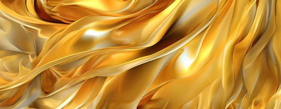 Gold background or texture and gradients shadow. AI Generative