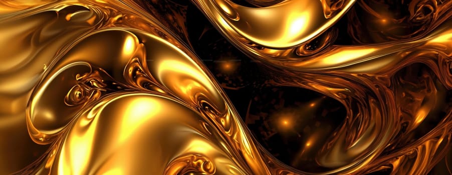 Gold background or texture and gradients shadow. AI Generative