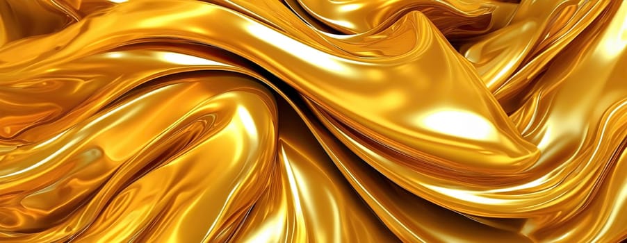 Gold background or texture and gradients shadow. AI Generative