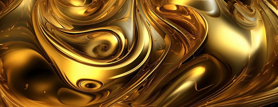 Gold background or texture and gradients shadow. AI Generative