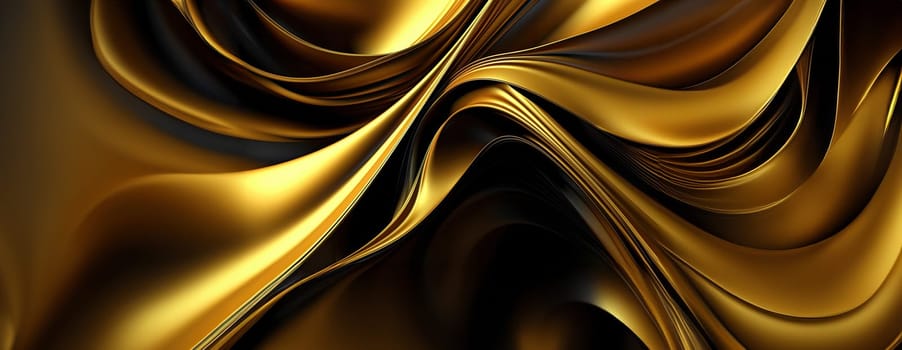 Gold background or texture and gradients shadow. AI Generative