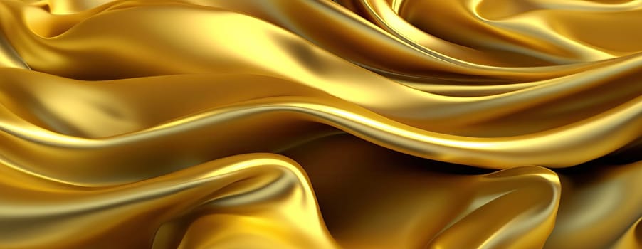 Gold background or texture and gradients shadow. AI Generative