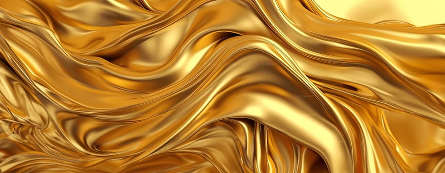 Gold background or texture and gradients shadow. AI Generative