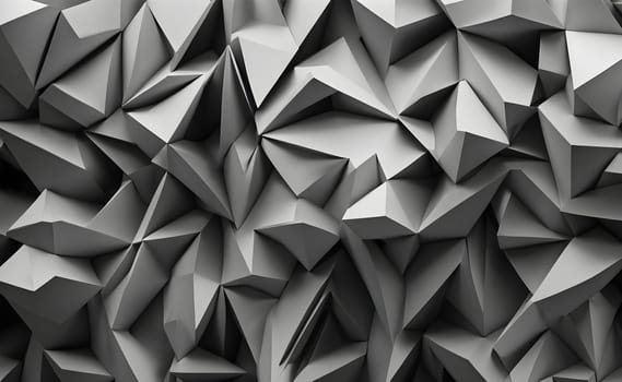 black and white photo of a pattern, abstract sculpture modular constructivism, angular, complex patterns, texture, detail Generate AI