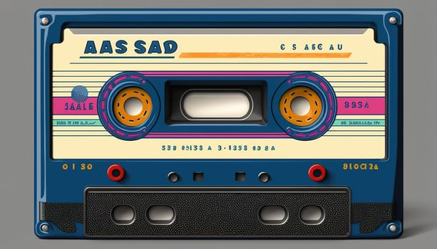 Vintage 90s Audio Cassette - Classic Nostalgic Music Technology download