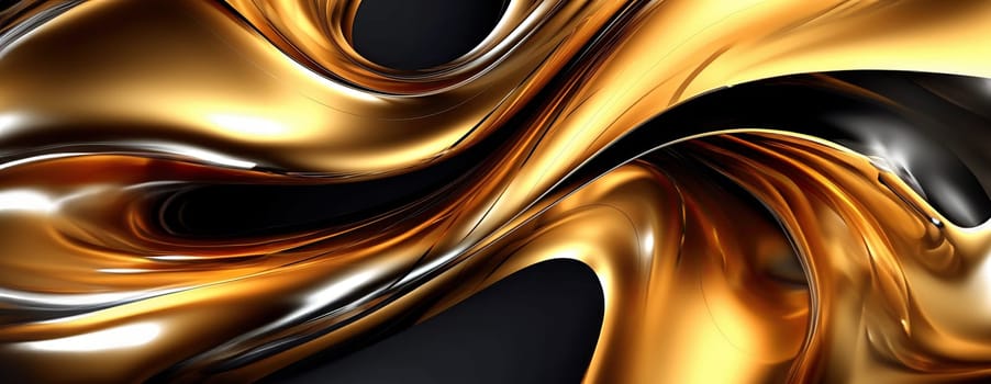 Gold background or texture and gradients shadow. AI Generative