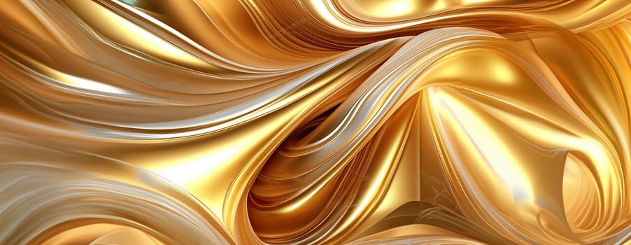 Gold background or texture and gradients shadow. AI Generative