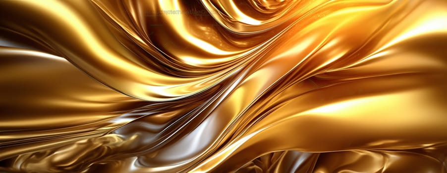 Gold background or texture and gradients shadow. AI Generative