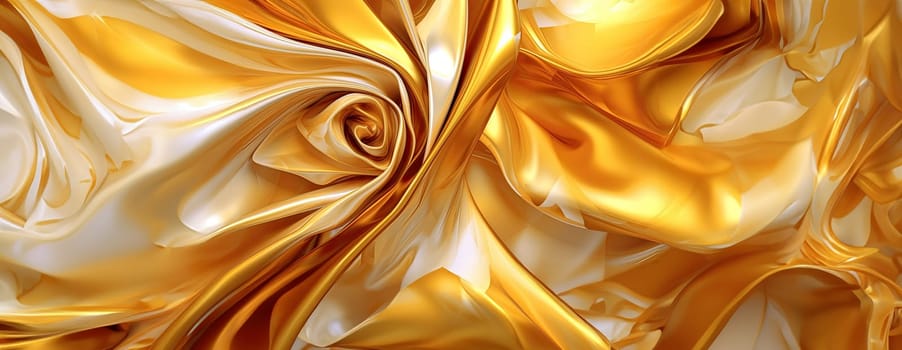 Gold background or texture and gradients shadow. AI Generative