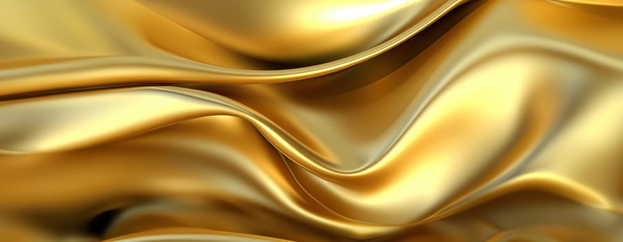 Gold background or texture and gradients shadow. AI Generative