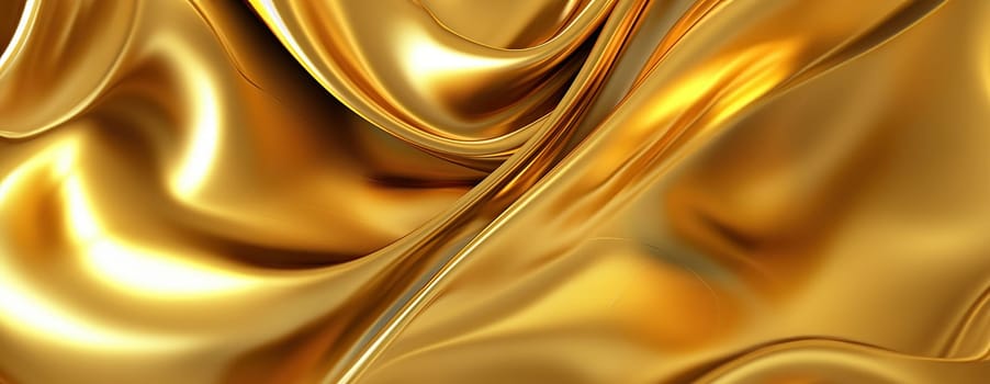 Gold background or texture and gradients shadow. AI Generative