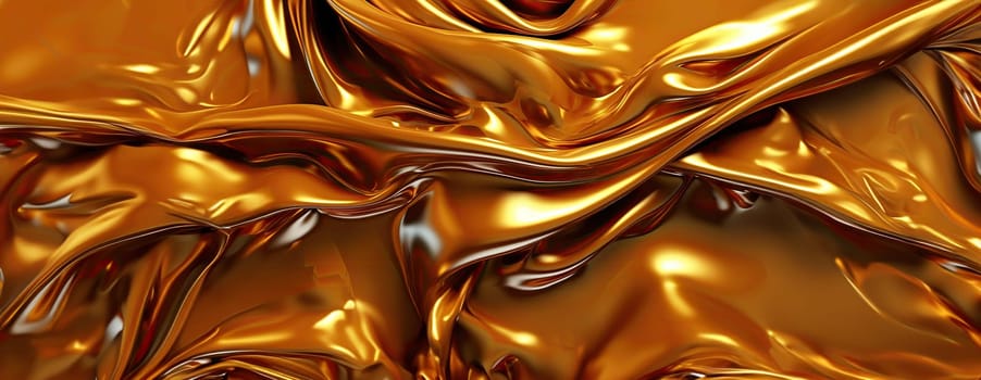 Gold background or texture and gradients shadow. AI Generative