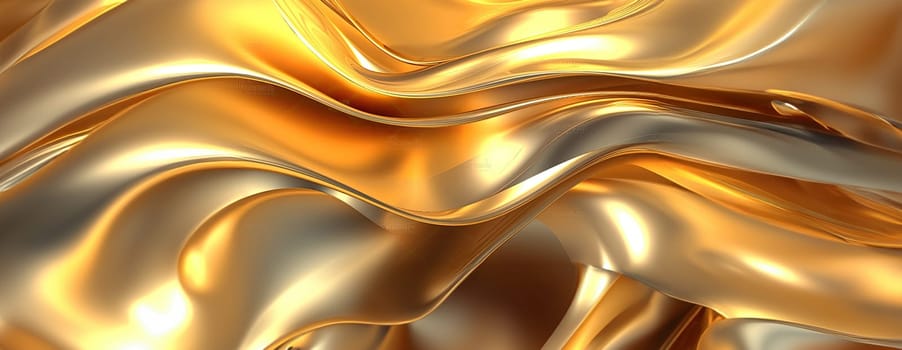 Gold background or texture and gradients shadow. AI Generative