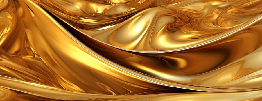 Gold background or texture and gradients shadow. AI Generative