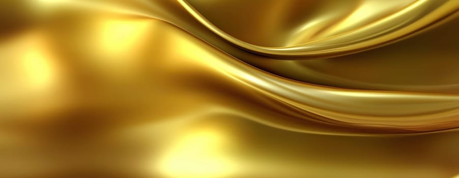 Gold background or texture and gradients shadow. AI Generative