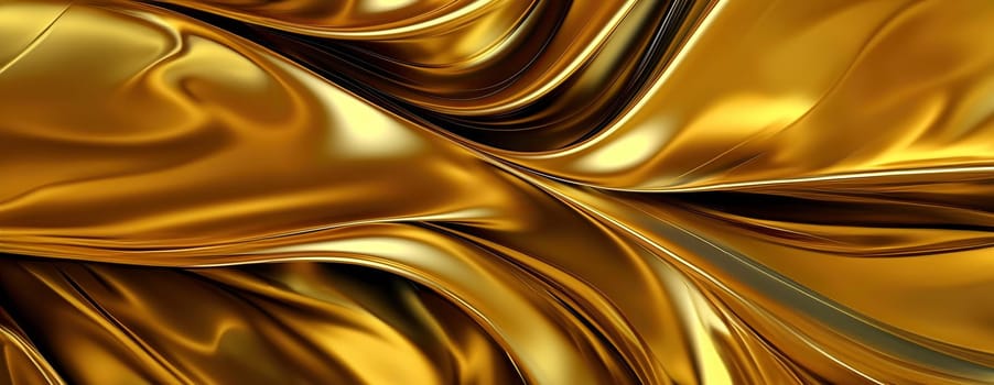 Gold background or texture and gradients shadow. AI Generative