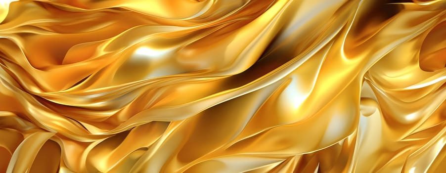 Gold background or texture and gradients shadow. AI Generative