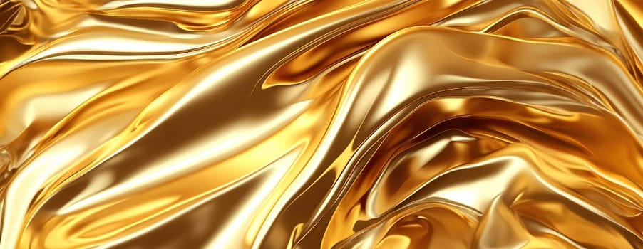 Gold background or texture and gradients shadow. AI Generative