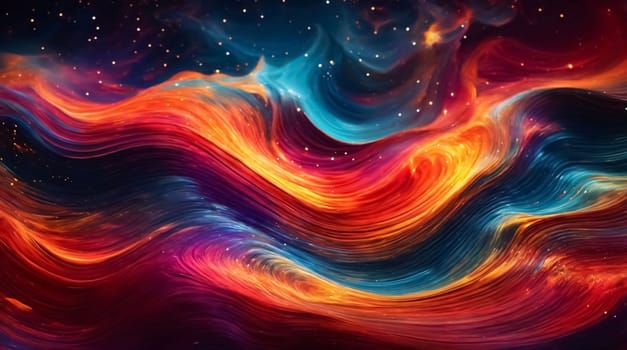 abstract colorful Cosmic nebula background for multimedia creative creation Gas dust clouds nebula in outer space. Birth and expansion of universe. Formation of stars and planets from the nebula. 3d render