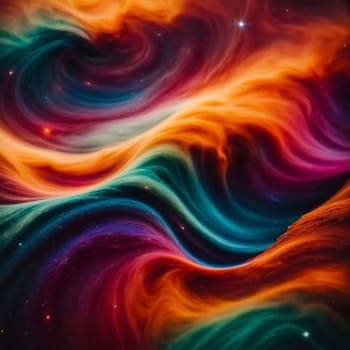 abstract colorful Cosmic nebula background for multimedia creative creation Gas dust clouds nebula in outer space. Birth and expansion of universe. Formation of stars and planets from the nebula. 3d render