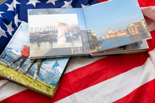 the pages of the photobook from photo shoots of a a beautiful happy couple in the garden. grainy paper texture. photo design in the album. Memory. Designer. white background . High quality photo