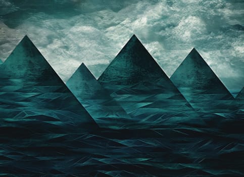 abstract ocean background with geometry shapes and water waves tide comeliness