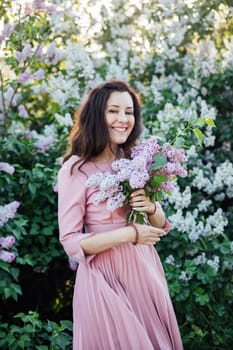 Flowers nature beautiful woman with gray