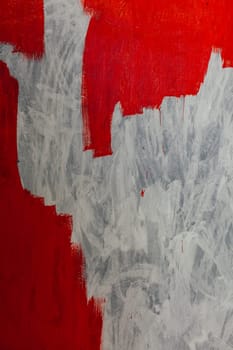 white gray background smears red paint wall