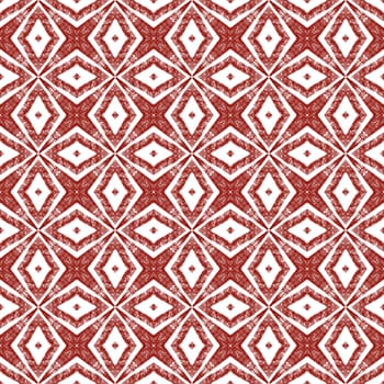 Mosaic seamless pattern. Wine red symmetrical kaleidoscope background. Textile ready impressive print, swimwear fabric, wallpaper, wrapping. Retro mosaic seamless design.