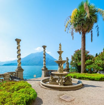 View of Lake Como from Villa Monastero Italy