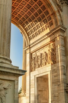 Arch of Peace in sempione park, Milan, lombardy, Italy