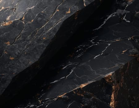 Professional background with expensive black mountain granite and marble. High quality illustration