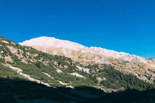 Amazing Aerial view of Pirin Mountain near Orelyak peak, Bulgaria