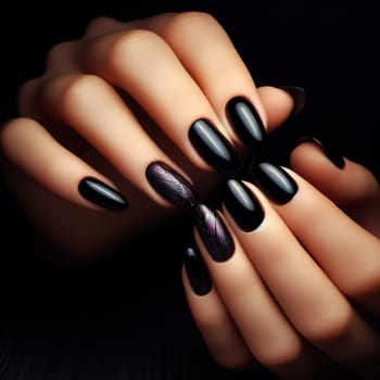Interesting illustration on the theme of healthy and beautiful nails. High quality photo
