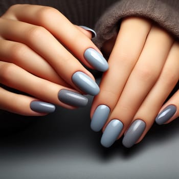 Interesting illustration on the theme of healthy and beautiful nails. High quality photo