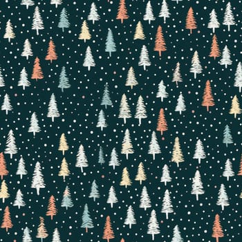 Christmas decorative seamless background. Template for fabric, wrapping paper, web, etc.